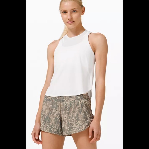 LULULEMON TRACKER SHORT-GRITSTONE WHITE OPAL MULTI - Picture 7 of 10